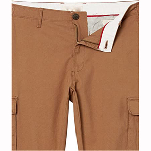 Men's Casual Straight Cargo <b>Pants</b>-Durable Breathable <b>Waterproof</b> 100% Cotton Fabric Multi-Pocket Design Mid Waist <b>Work</b> Travel - Product Image 5