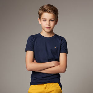 100% Cotton Children's <b>Polo</b> <b>T</b>-<b>shirt</b> <b>Boys</b> Summer Round Neck Pullover Stripe Loose Short Sleeve Kids <b>Shirt</b> <b>T</b>-<b>shirt</b> from Bangladesh - Product Image 3