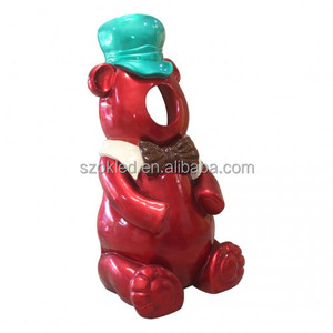 Gummy Bear Photo Op arrugginito Soda può fumetto avvoltoio barilotto tavolo carrozza cimitero Zombie coppia sposata scheletro in fibra di vetro - Product Image 2