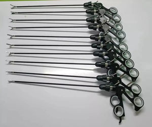 Pinzas y Tijeras Laparoscópicas Reutilizables de Acero Inoxidable de 5 mm, Juego de 10 Instrumentos Quirúrgicos de Endoscopia Autoclavables - Product Image 5