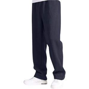 Pantalon cargo bleu marine décontracté coupe ample jambe large respirant avec poches à rabat en coton épais 100% pour l'extérieur et le streetwear, vente en gros - Product Image 4