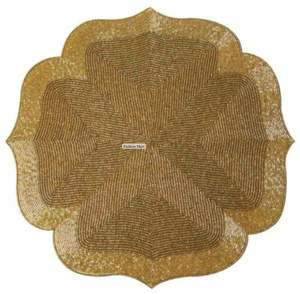 Vente en gros de sets de table ronds décoratifs faits à la main avec des perles - Product Image 6