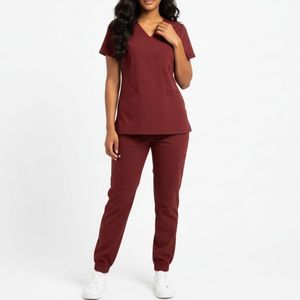 Ensemble d'uniformes médicaux personnalisés pour infirmières, tenue professionnelle d'hôpital, vêtements de travail respirants et confortables - Product Image 1