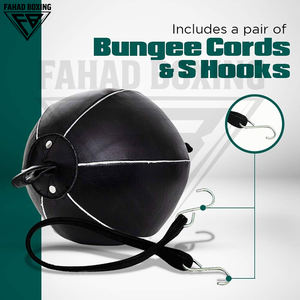 Ballon de boxe sur mesure en cuir, de plafond au sol, pour entraînement de réflexe et de réaction, idéal pour la gym à domicile et la vente en gros - Product Image 3