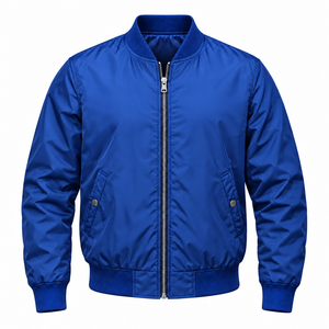Customized Logo Printing New Design Lightweight Full Sleeves <b>Men</b> Bomber <b>Jacket</b> Breathable High Street Style Bomber <b>Jacket</b> O - Product Image 2