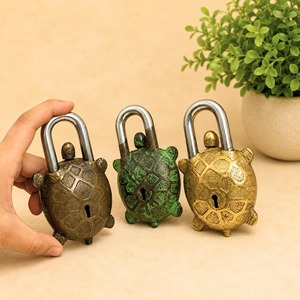 Affordable <b>Padlock</b> Patina Finish Turtles Shaped Strong And Durable <b>Padlock</b> Factory Direct Heavy Duty Locks For Securing Gates - Product Image 4