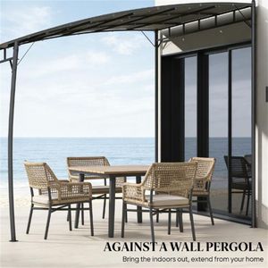 ศาลาพักผ่อนกลางแจ้งพร้อมหลังคาบังแดดและศาลาทรงหกเหลี่ยมสำหรับรับเงาและพักผ่อน - Product Image 2