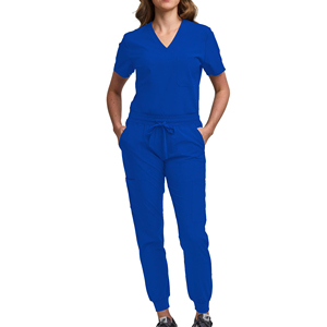 Medical Scrub Suit Uniform Hospital Nursing <b>Set</b> Custom Logo Wholesale <b>Doctor</b> Scrub Shaghaf Sports Wear Impex Sc2 100% Polyester - Product Image 1
