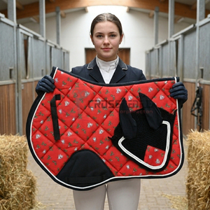 ชุดแผ่นรองอานม้าลายเสือดาวแบบ Crossedge พร้อมซับในระบายอากาศและตาข่ายกันเสียงพร้อมลายพิมพ์แฟชั่นตามสั่ง - Product Image 6