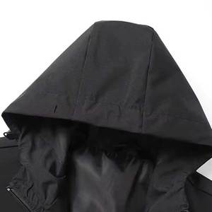 Custom Design Men's Plus Size Soft Polyester Zipper Waterproof Windbreaker <b>Jacket</b> Outdoor <b>Running</b> <b>Winter</b> Windbreaker <b>Jacket</b> - Product Image 2