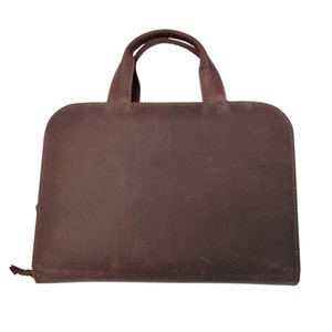 Elegante Maletín de Cuero Genuino Vintage para Portátil, Anti-Robo, Impermeable, Resistente, Portátil, Bandolera, A Prueba de Golpes, Bolsa Suave - Product Image 1