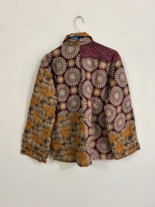 Chaqueta Kantha Hecha a Mano, Estilo Vintage Boho, Chaqueta Hippie - Product Image 4