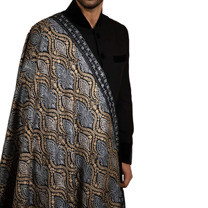 Wholesale High Quality Printed <b>Shawls</b> for Men Autumn Winter Comfortable Traditional Knitted <b>Wool</b> <b>Shawls</b> for Men, OEM Service - Product Image 3