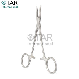 คีมหนีบหลอดเลือดสแตนเลสแบบอัตโนมัติ ขนาด 5.5 นิ้ว แบบตรง สำหรับผ่าตัด ใช้ในโรงพยาบาลและคลินิก - Product Image 6