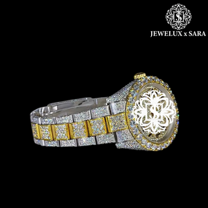 Montre de luxe en acier inoxydable de qualité supérieure avec diamants Mossinate pour hommes et femmes, disponible à un prix abordable en provenance d'Inde - Product Image 3