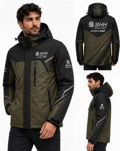 Custom Tactical Softshell <b>Jacket</b> Men <b>Waterproof</b> Windproof Hooded Outdoor Hiking Workwear <b>Winter</b> Performance <b>Jacket</b> OEM Wholesale - Product Image 6