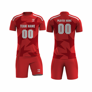 Maillot de football personnalisé de qualité supérieure 100 % polyester maille respirant séchage rapide imprimé par transfert thermique service OEM été - Product Image 5