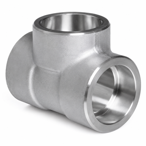 Raccord en T à souder par emboîtement en acier au carbone forgé, norme ANSI B16.11, surface lisse, indice de pression ASTM classe 2000 à classe 9000 - Product Image 1