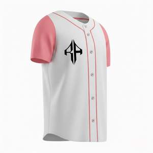 Camisetas de Béisbol 100% Poliéster, Impresión Técnica, Transpirables, de Secado Rápido, para Adultos, Cuello en V, Impresión Digital de Alta Calidad - Product Image 6
