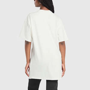 Camiseta de Algodón para Mujer, Corte Ajustado, con Logotipo Personalizado, Estilo Urbano, Hombros Caídos, Ecológica, Hip Hop, Secado Rápido, Transpirable para Verano - Product Image 5