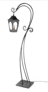 Lanterne décorative en métal pour intérieur et extérieur avec support pour balcon, jardin, patio, élégant porte-bougie décoratif - Product Image 4