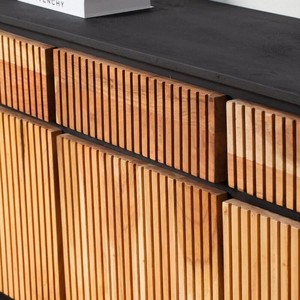 Consola y Buffet Vandana Pebble Sereno para Interiores de Hogar Modernos y Elegantes, con Almacenamiento - Product Image 2