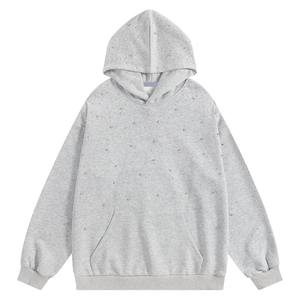 Veste polaire zippée intégrale pour homme, modèle crâne, 330g, coupe classique, respirante, coupe-vent, chaude, personnalisable avec strass et cristaux, la plus vendue pour l'hiver - Product Image 1