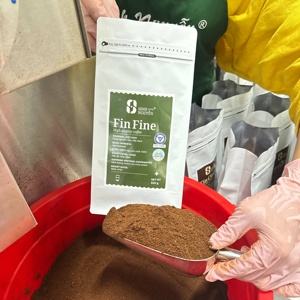 Grains de café 100% Robusta caféinés Phin Espresso Torréfaction Full City Premium Marque Blanche Vente en Gros Sac de 1Kg Fournisseur Vietnamien - Product Image 6