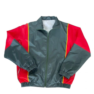 High Selling Custom Logo Gray Red Men's High Quality Nylon <b>Wind</b> <b>Breaker</b> Shorts Sets For Summer Outwear Men Set Streetwear Jacket - Product Image 2