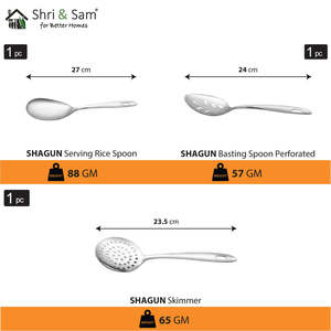 ชุดอาหารเย็นสแตนเลส51ชิ้นสำหรับ6คน shagun ชุดถ้วยชามพรีเมี่ยม - Product Image 4