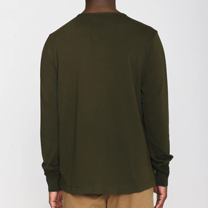 T-shirt Henley à manches longues pour homme, de haute qualité, tendance, en vente à prix réduit, pour un usage décontracté - Product Image 1