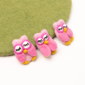 Adorno de Búho de Fieltro Hecho a Mano, Colgante de Lana con Forma de Pájaro, Juguete Educativo, Llavero, Animal del Bosque, Venta al por Mayor para Niños - Product Image 5