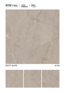 Suelo de porcelana mate contemporáneo con diseño tallado de 60x60 cm, que presenta un relieve superficial subtil y una claridad de diseño que se integra con el entorno. - Product Image 5