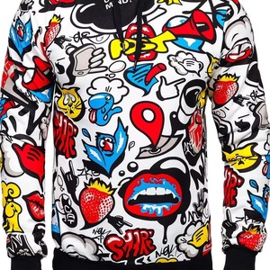 Men's <b>Polyester</b>/Cotton Fleece Custom Pullover Hoodies with Sublimation Printing Winter Streetwear High Quality Pullover <b>Hoodie</b> - Product Image 4