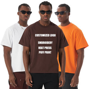 Camiseta de Manga Corta para Hombre, Personalizada, de Algodón 100%, 180 g/m², Ecológica, Corte Cuadrado, Hombros Caídos, Transpirable, Anti-Pilling - Product Image 2