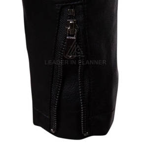 Chaquetas de Cuero para Hombre, Diseño Personalizado, Precio de Fábrica, Venta al Por Mayor, Transpirables y Cómodas, para Invierno - Product Image 6