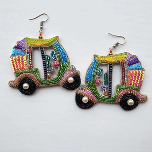 Elegante bordado con cuentas de semillas y ligero, perfecto para atuendos étnicos y casuales, regalos con diseño de mariposa POR MULTI CRAFT - Product Image 2