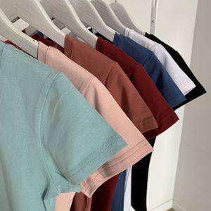 Venta Directa de Fábrica, Camisetas Básicas de Manga Corta para Mujer, Top Corto, Camisetas Deportivas con Cuello Redondo - Product Image 4