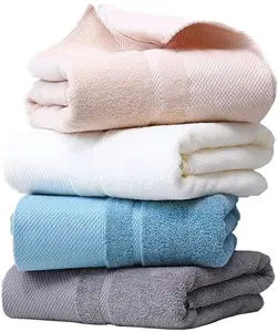 BAMBOO COTTON TOWEL超吸収性で環境にやさしいバスタオルプレミアムバンブーコットンバスタオル