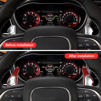 Volant de luxe en fibre de carbone forgée Blackstone avec palettes de changement de vitesse pour Dodge Challenger SRT, Charger SRT, Durango SRT - Intérieur