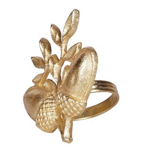 Anneau de serviette décoratif de table, anneau de serviette en métal en forme de fleur, porte-serviettes personnalisé, anneau de serviette élégant - Product Image 2