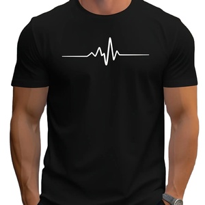 T-shirt col en V profond pour hommes coupe basse col en V large Vee t-shirt homme maillot de corps invisible modèle Scoop ourlet coupe ajustée à manches courtes - Product Image 2