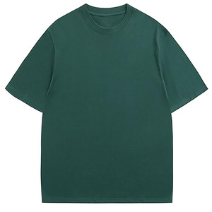 Camiseta Oversize de Verano Verde Bosque en Jersey Liso |   Camiseta Urbana de Algodón Premium |   Camiseta Minimalista Unisex - Product Image 1