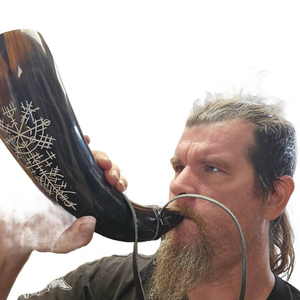 Natural Horn Drinking Mug Genuine Viking Mug Handcrafted Tankard High Selling <b>Beer</b> Ox Mug - Product Image 6