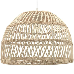 Handmade Natural <b>Rattan</b> Lampshade Supplier Eco Friendly Ceiling <b>Light</b> <b>Shade</b> Sustainable Durable Lightweight from Vietnam - Product Image 3