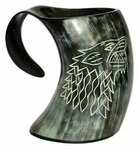 Meilleure tasse à bière et à vin en corne de buffle artisanale moderne, de qualité alimentaire, fabriquée par des artisans qualifiés pour les hôtels, les bars, les fêtes ou l'usage domestique - Product Image 6