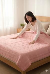 Matelas chauffant (taille simple) (110V) Motif aléatoire - Product Image 2