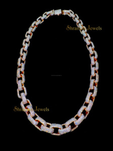 Prix usine rappeur Hip Hop bijoux personnalisé 925 argent Sterling Moissanite diamant testeur glacé boîte lien cubain Bling chaîne - Product Image 6