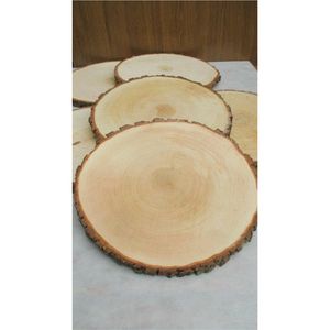 Wholesale Rustic Natural Wood <b>Log</b> Slice Coasters Eco Friendly Tree Bark Wooden Drink Coaster Set for Home Hotel Wedding Table - Product Image 3