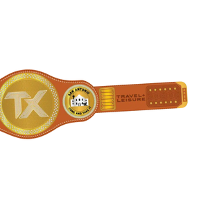 เข็มขัดแชมป์ Custom Travel & Leisure TX แบบปรับแต่งได้ พร้อมดีไซน์ออสตินและซานอันโตนิโอ สำหรับแฟนๆ และนักสะสม - Product Image 4